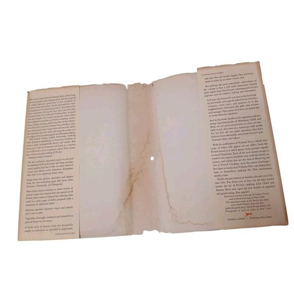 FIRST EDITION Mastering the Art of French Cooking Vol 2 Julia Child Hardcover - Picture 9 of 9